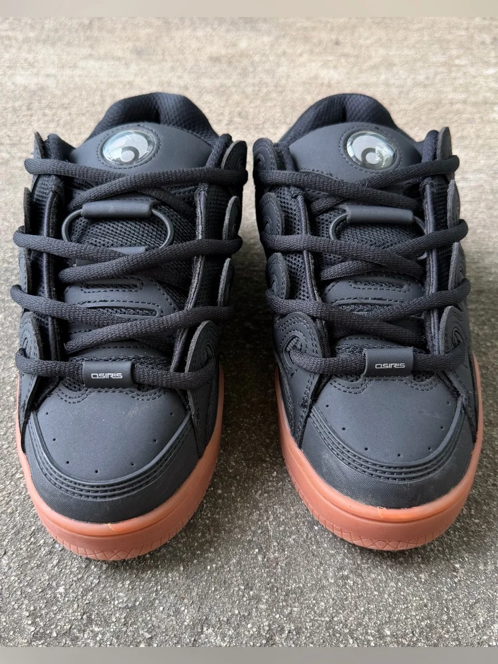 Osiris D3 OG Black/Gum Men’s Skate Shoes Size 8 1371-103 Skater Chunky Sneakers